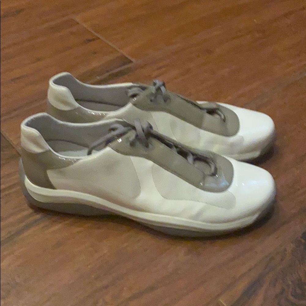 Prada Patent Leather Sneakers - Picture 2 of 4